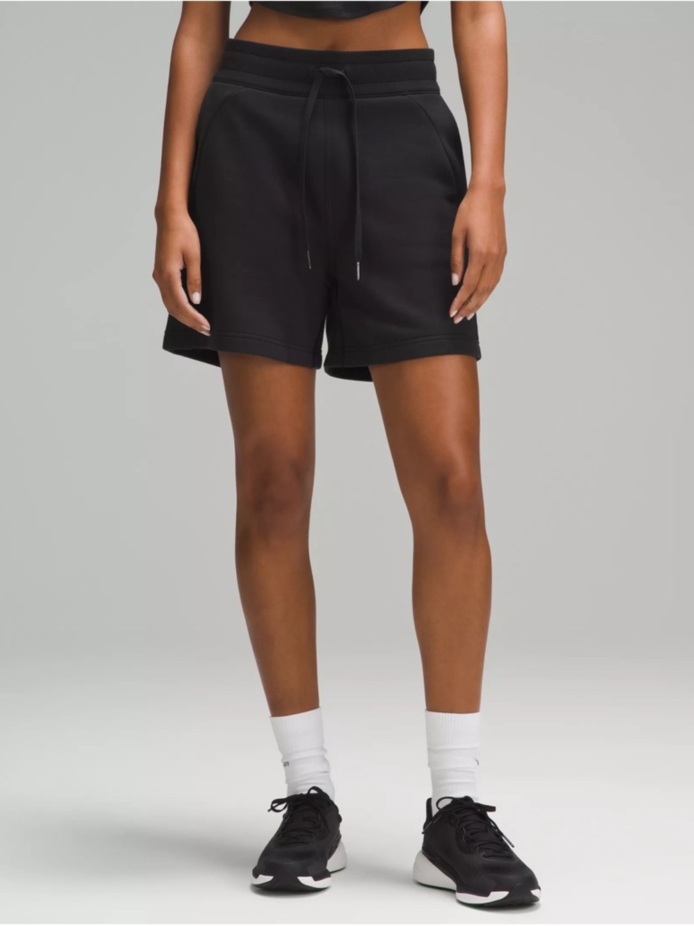 lululemon athletica Scuba Shorts Black Drawstring Athletic Shorts